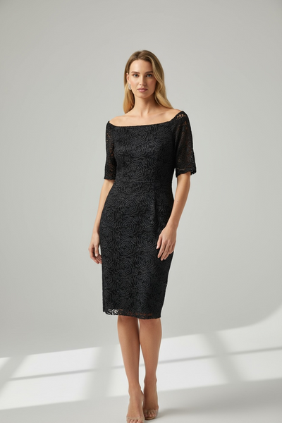 Embellished Midi Evening Dress